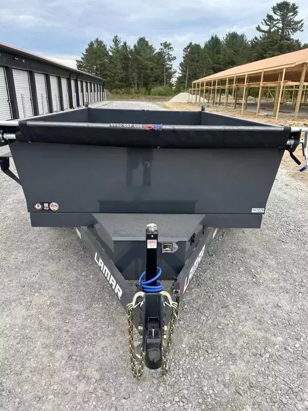 2026 77"X10' 10K Dump Trailer - Lamar Trailers