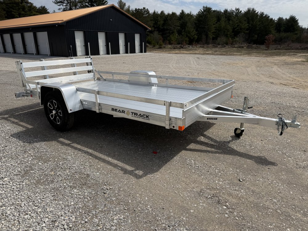 2026 Bear Track 76"x12' 3.5K Aluminum Utility Trailer