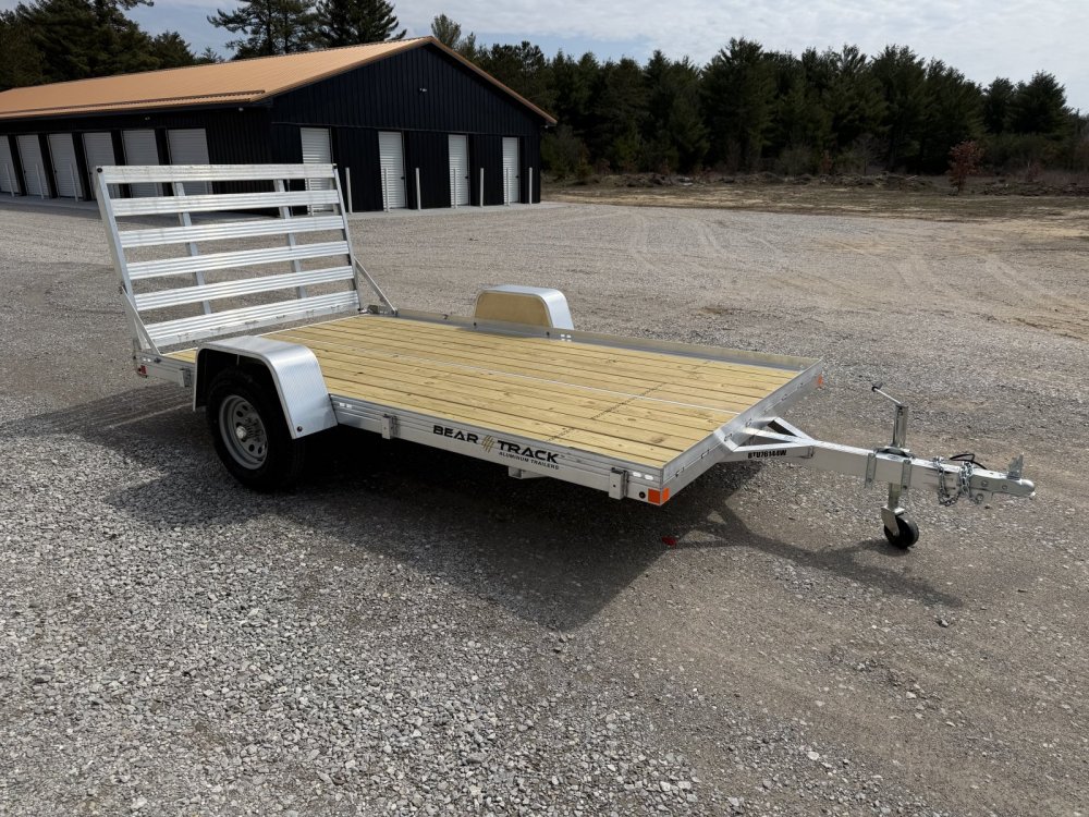 2026 Bear Track 76"x12' 3.5K Aluminum Utility Trailer