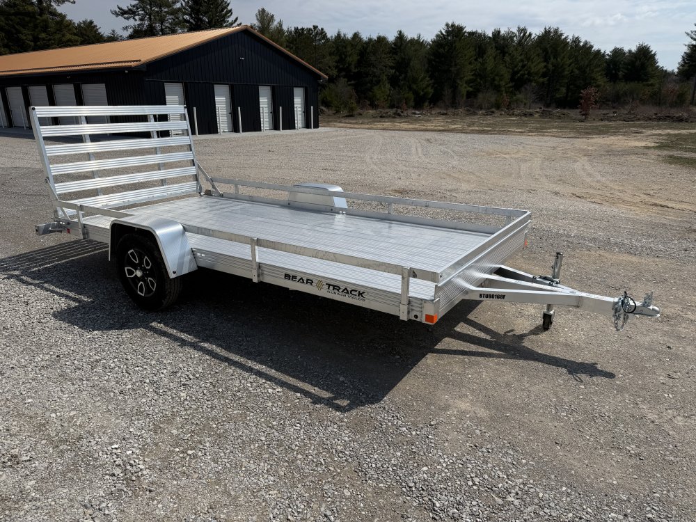 2026 Bear Track 80"x14' 3.5K Aluminum Utility Trailer