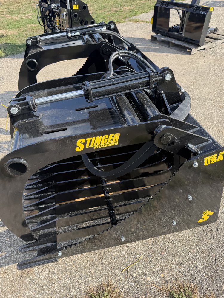 2026 Stinger Attachments 72" Grapple Bucket ROG-72 BOS