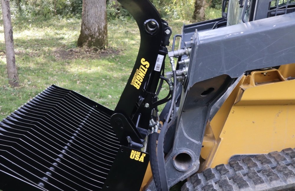 2026 Stinger Attachments 72" Grapple Bucket ROG-72 BOS