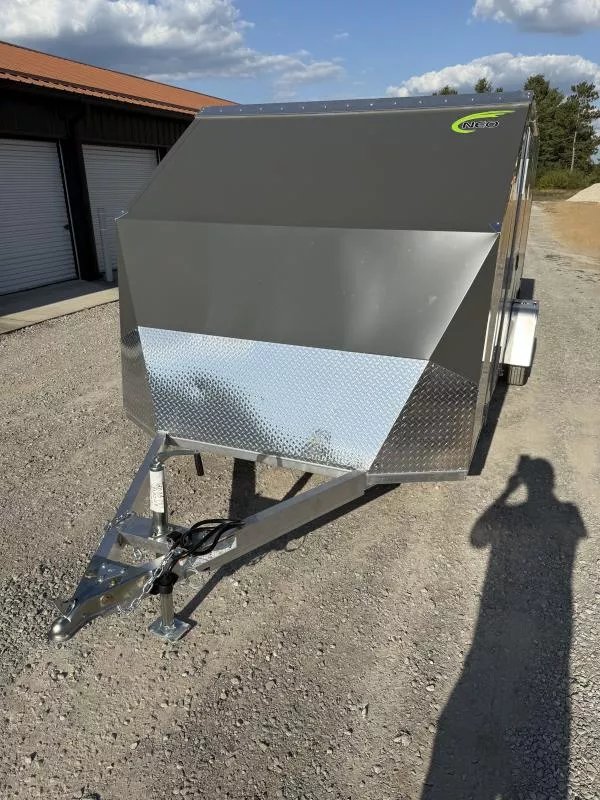 2026 7X16 NASB Aluminum Snowmobile Trailer - NEO Trailers