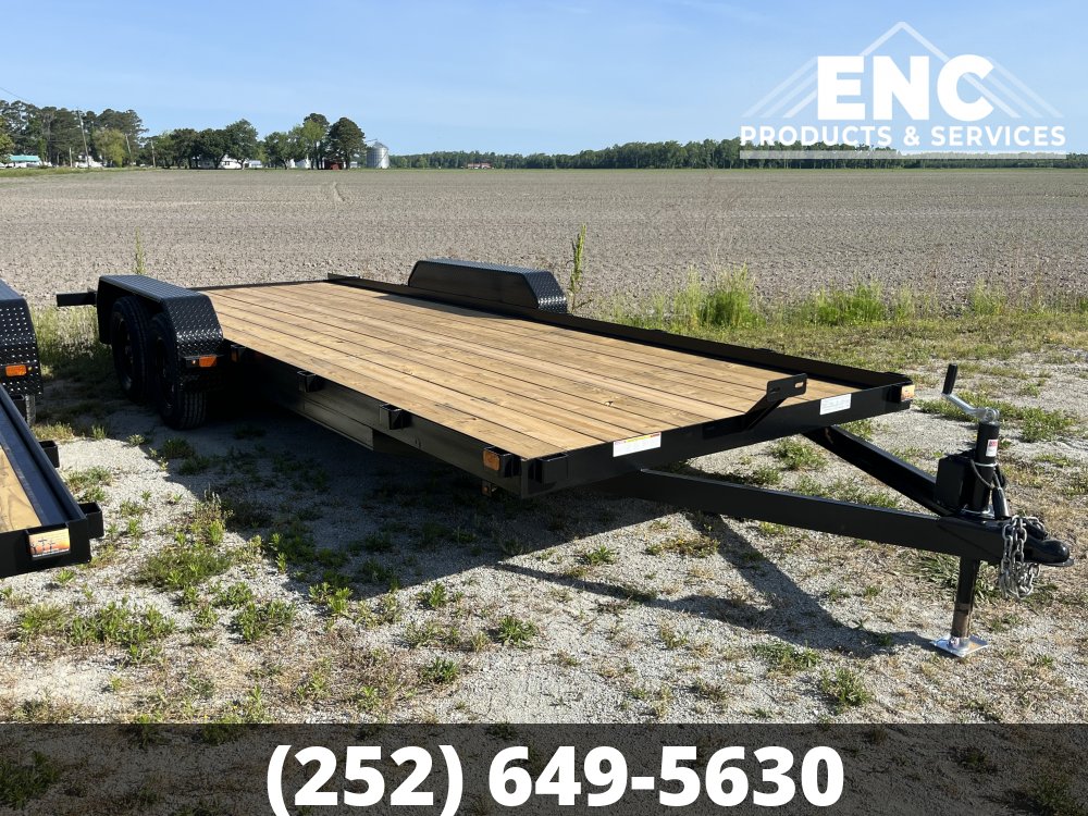 7x20 Currahee Trailers Flatbed Car Hauler
