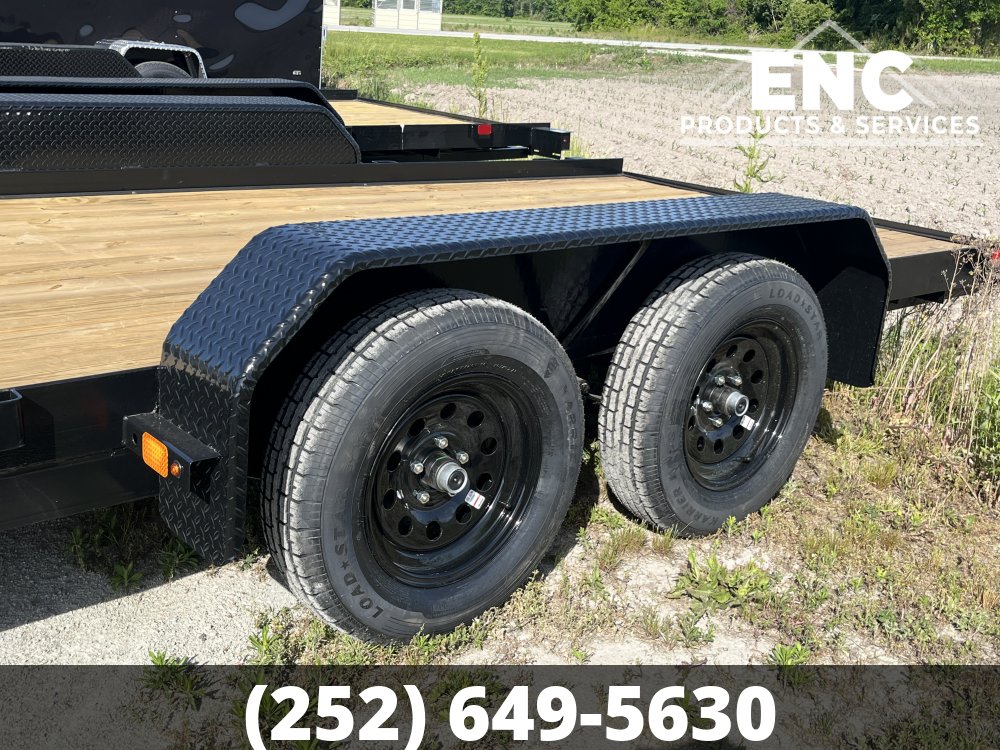 7x20 Currahee Trailers Flatbed Car Hauler