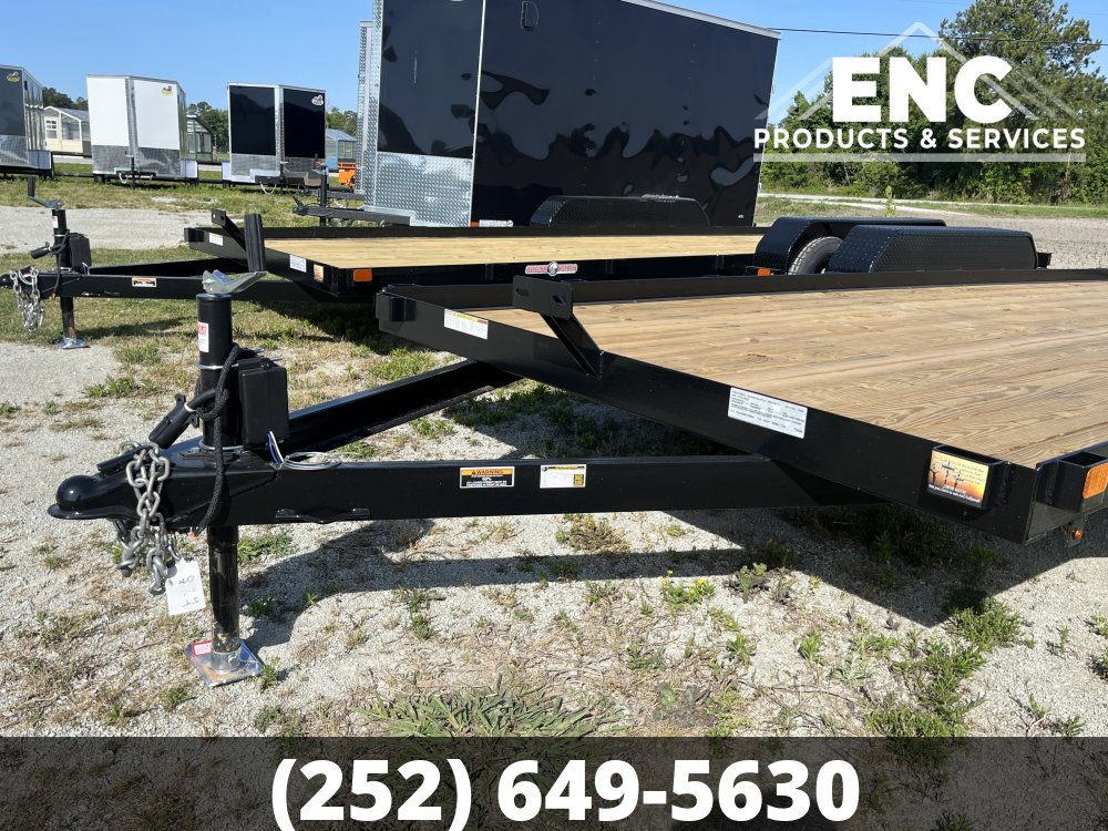 7x20 Currahee Trailers Flatbed Car Hauler