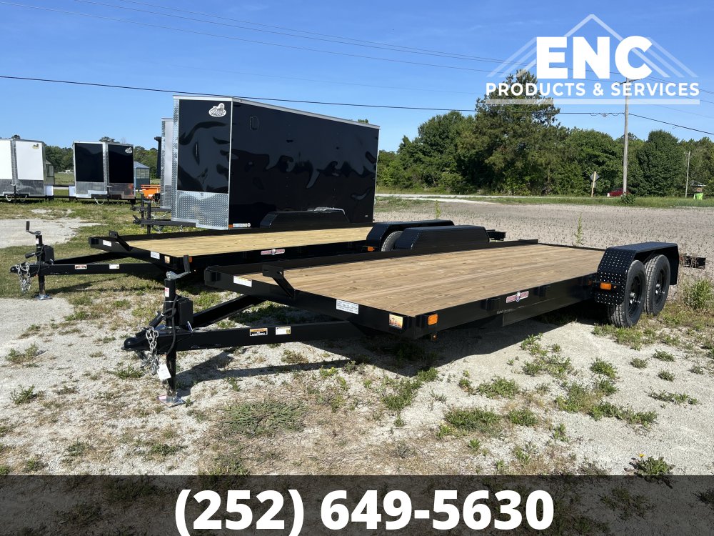 7x20 Currahee Trailers Flatbed Car Hauler