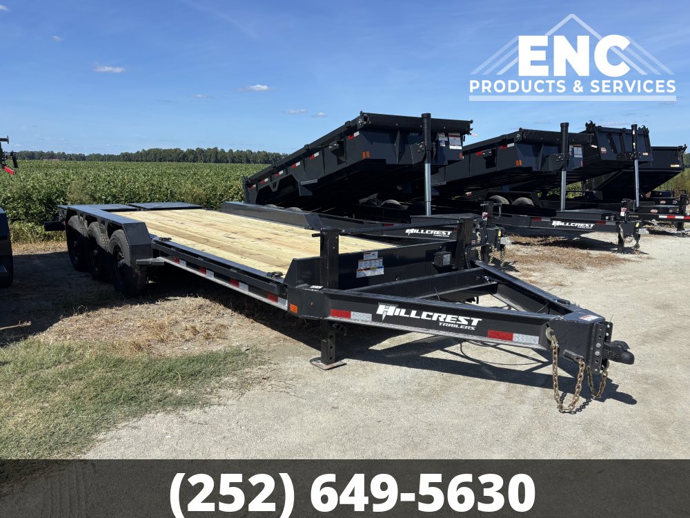 7'x22' Hillcrest 21K Triple-Axle I-Beam Equipment Trailer