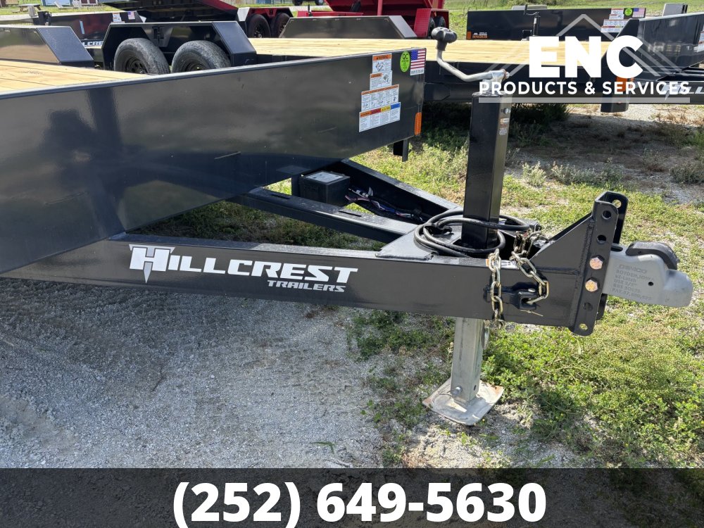 7'x20' Hillcrest 10K Equipment Trailer with Stand Up Ramps