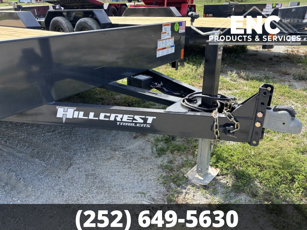 7'x20' Hillcrest 10K Equipment Trailer with Stand Up Ramps