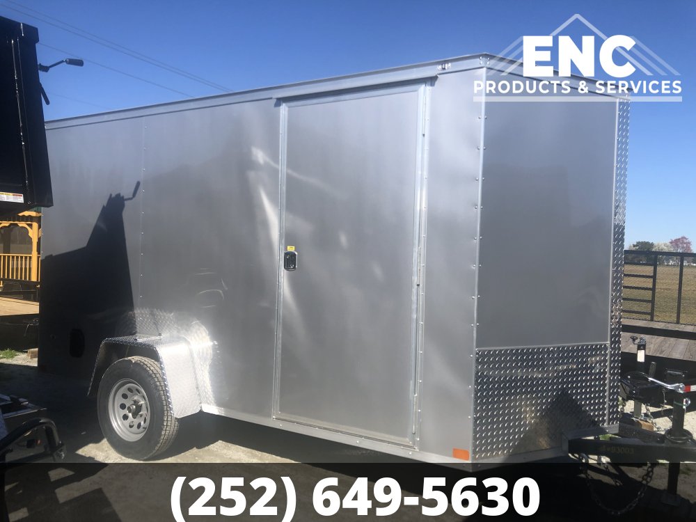 6x12 Covered Wagon Trailers Enclosed Cargo Trailer