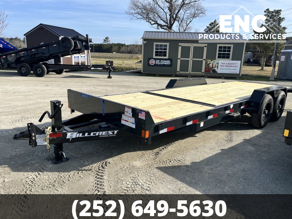 7'x22' Hillcrest Tilt Deck / Equipment 15.4K Partial Tilt Trailer