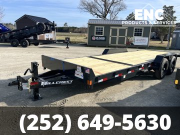7'x22' Hillcrest Tilt Deck / Equipment 15.4K Partial Tilt Trailer