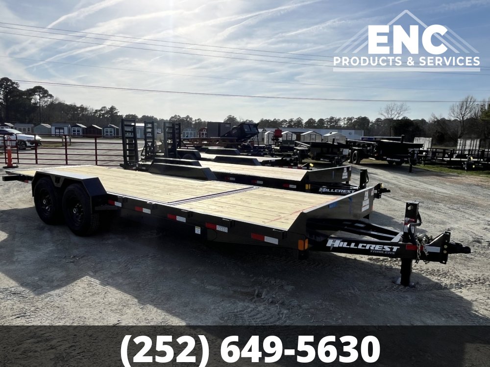 7'x22' Hillcrest Tilt Deck / Equipment 15.4K Partial Tilt Trailer
