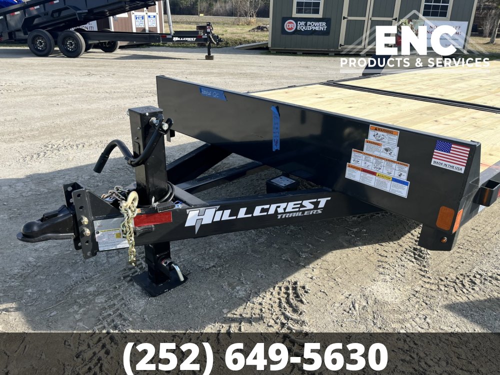 7'x22' Hillcrest Tilt Deck / Equipment 15.4K Partial Tilt Trailer