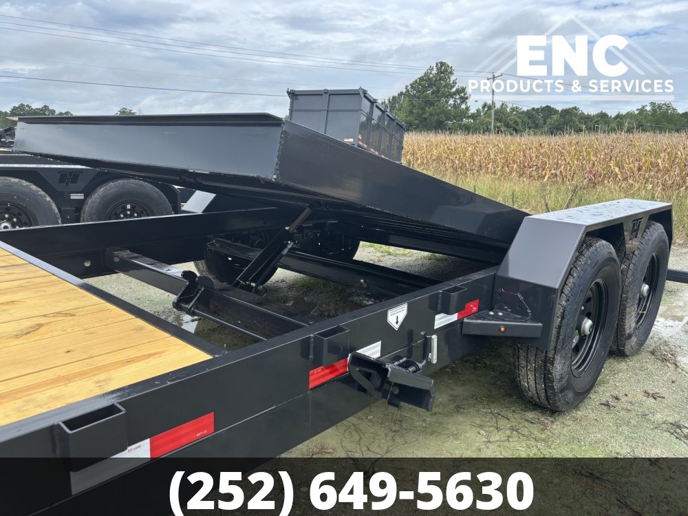 7'x22' Hillcrest Tilt Deck / Equipment 15.4K Partial Tilt Trailer