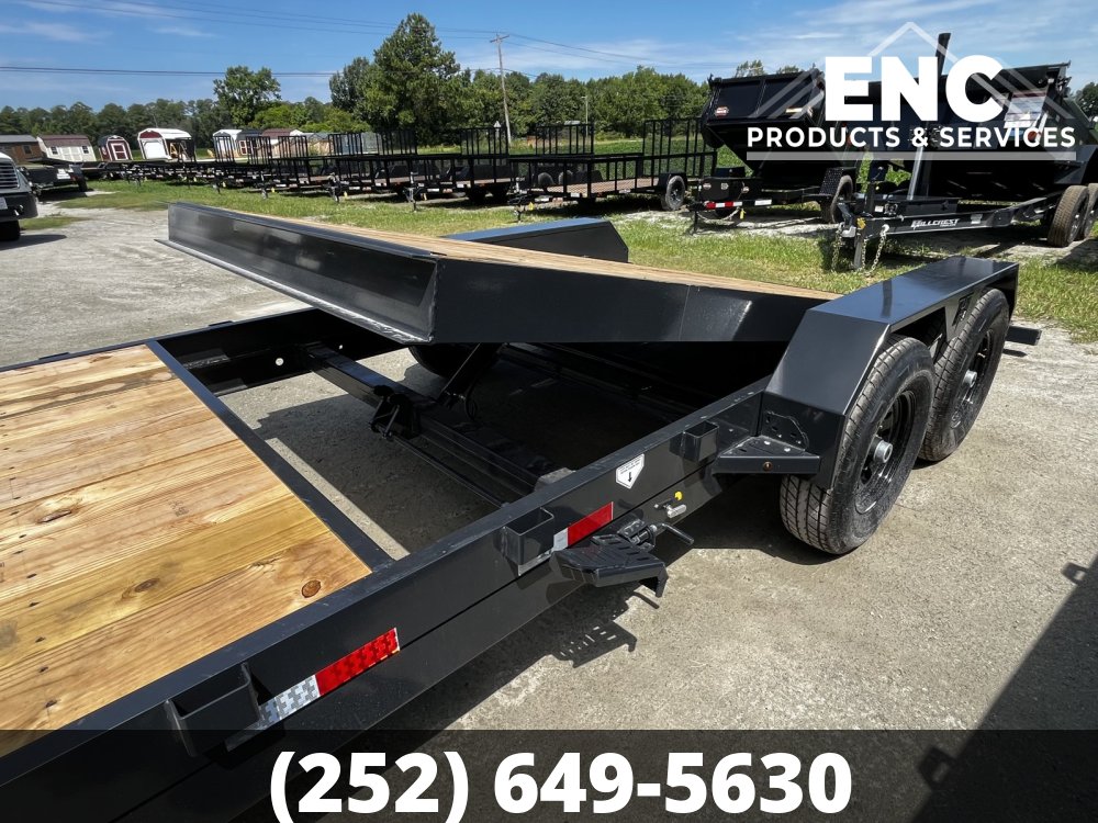 7'x24' Hillcrest Tilt Deck / Equipment 15.4K Partial Tilt Trailer
