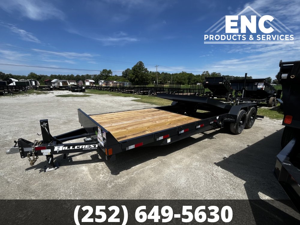 7'x24' Hillcrest Tilt Deck / Equipment 15.4K Partial Tilt Trailer
