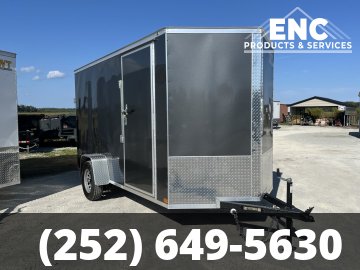 6x12 Covered Wagon Trailers Enclosed Cargo