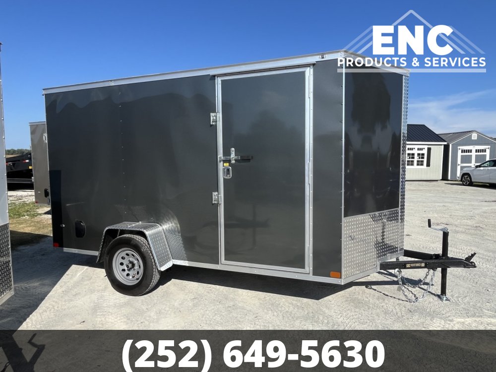 6x12 Covered Wagon Trailers Enclosed Cargo