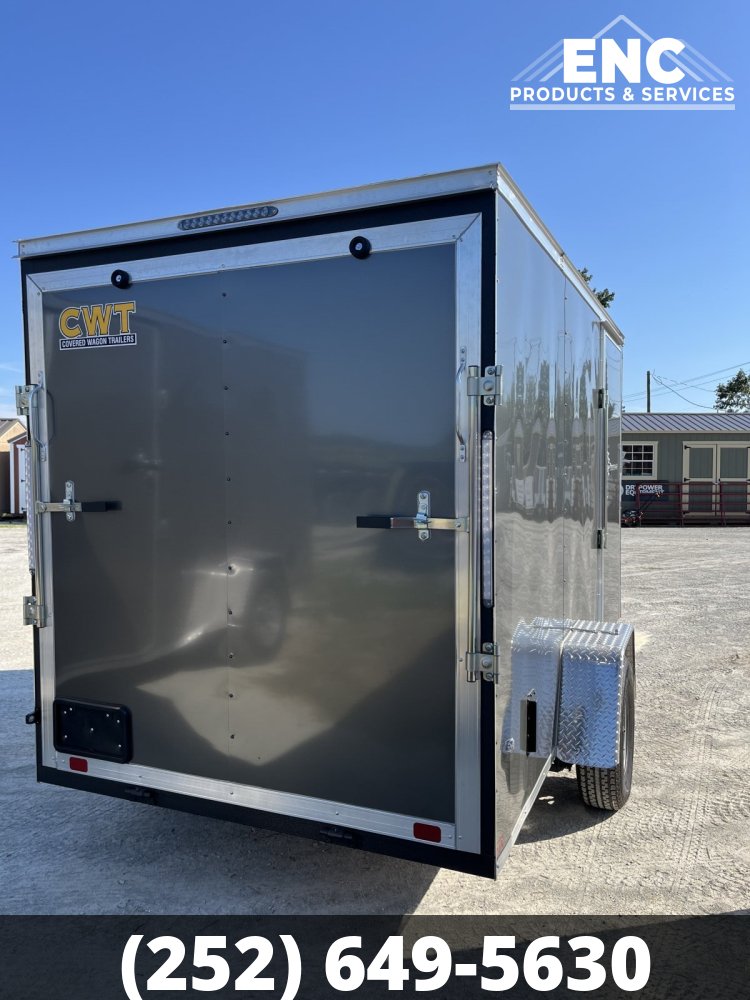 6x12 Covered Wagon Trailers Enclosed Cargo