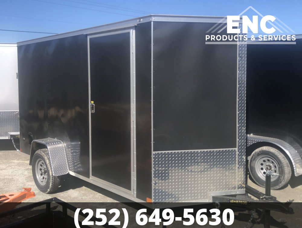 6x12 Covered Wagon Trailers Enclosed Cargo Trailer