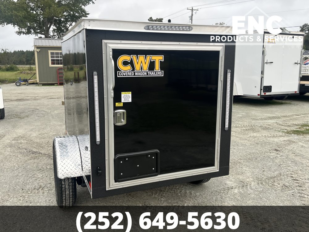 4x6 Covered Wagon Trailers Enclosed Cargo