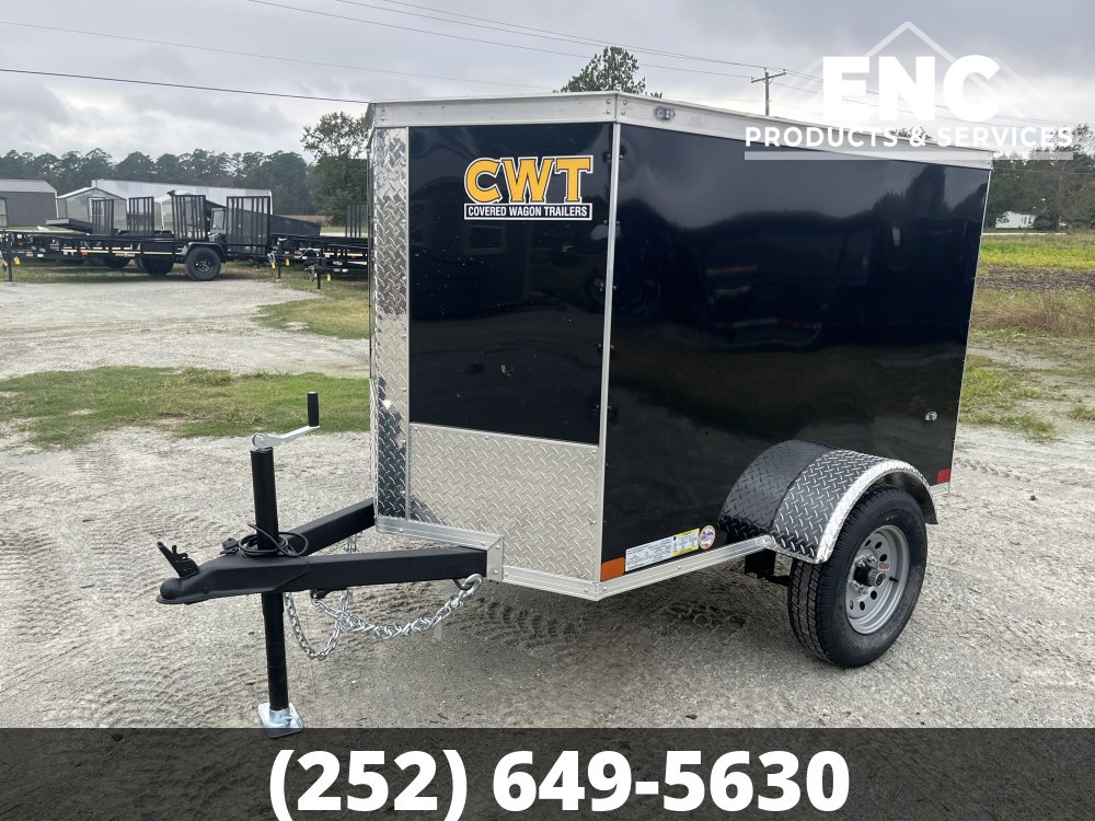 4x6 Covered Wagon Trailers Enclosed Cargo