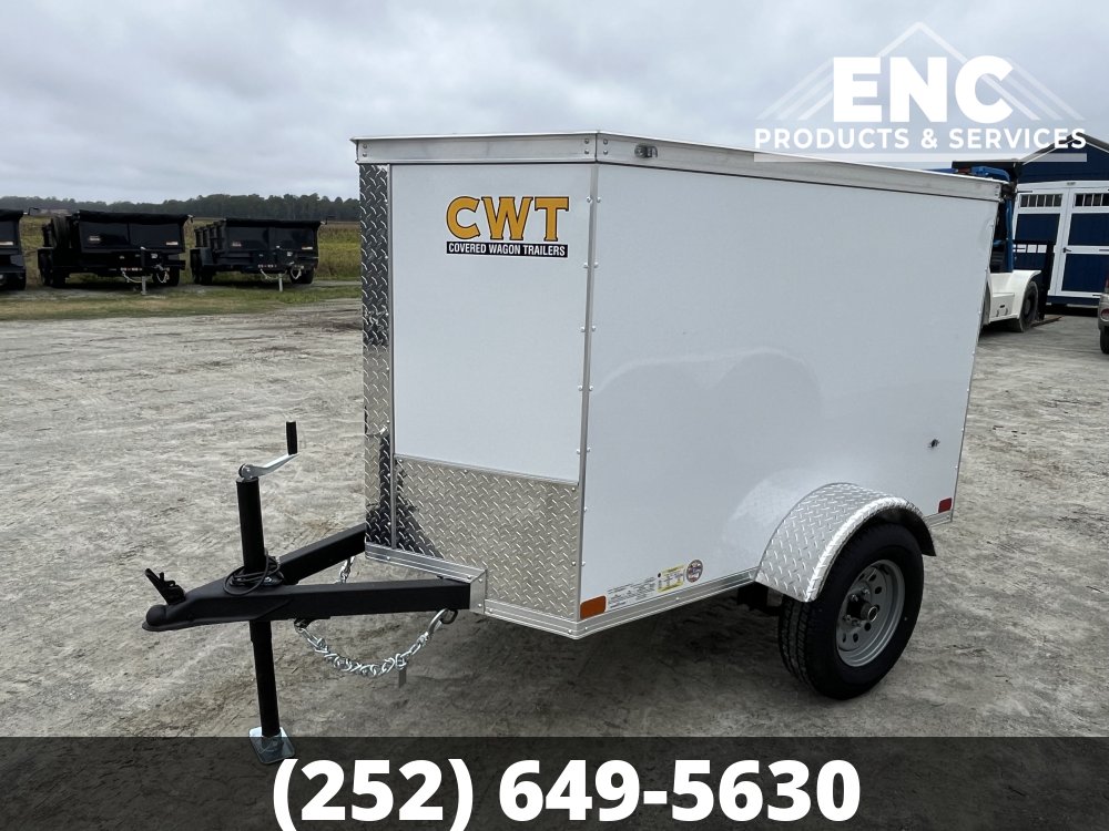 4x6 Covered Wagon Trailers Enclosed Cargo