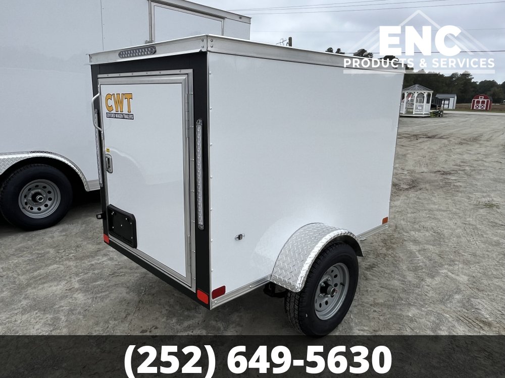 4x6 Covered Wagon Trailers Enclosed Cargo