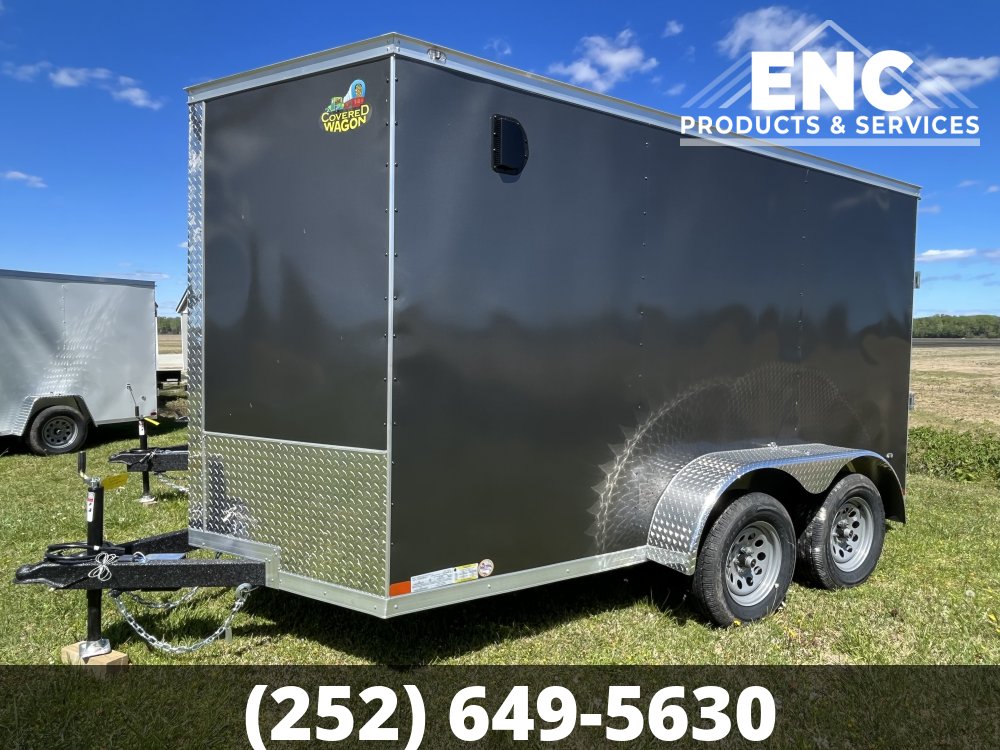 6x12 Covered Wagon Trailers Enclosed Cargo