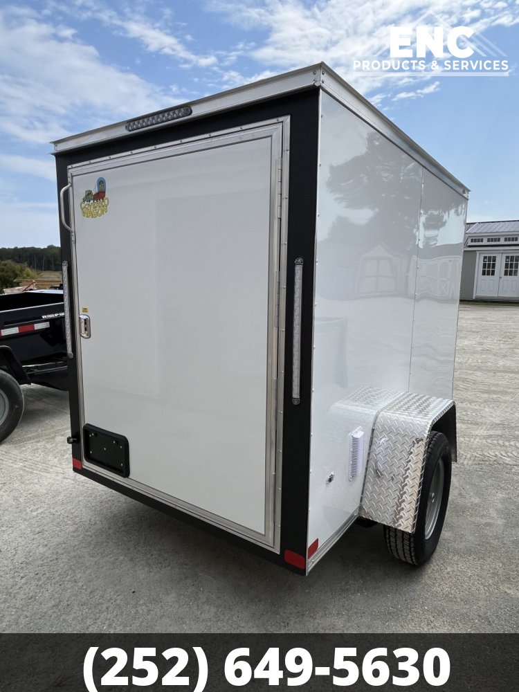 5x8 Covered Wagon Trailers Enclosed Cargo