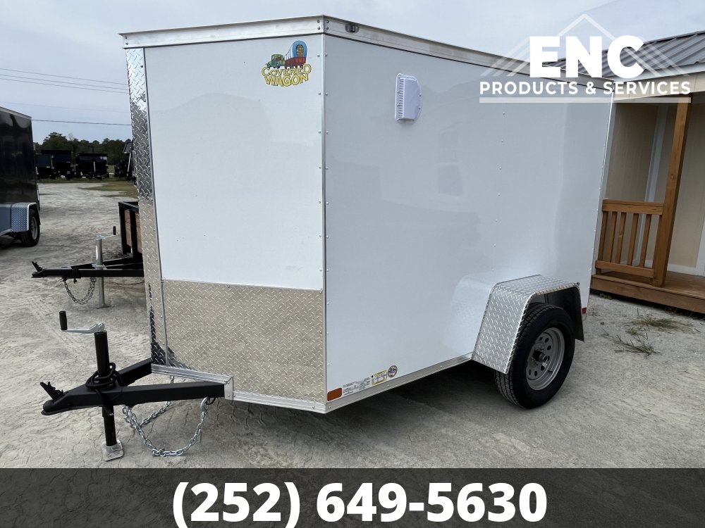 5x8 Covered Wagon Trailers Enclosed Cargo