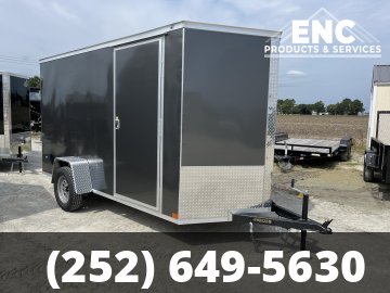 6x12 Covered Wagon Trailers Enclosed Cargo