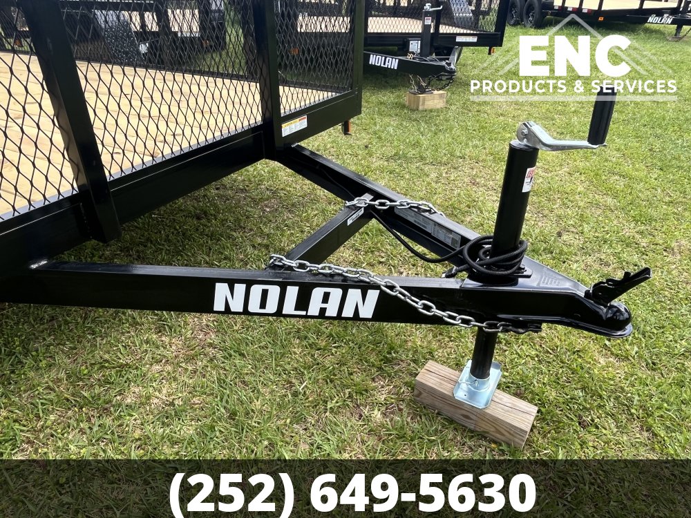 7x12 Nolan Manufacturing Utility with 24" Mesh Sides