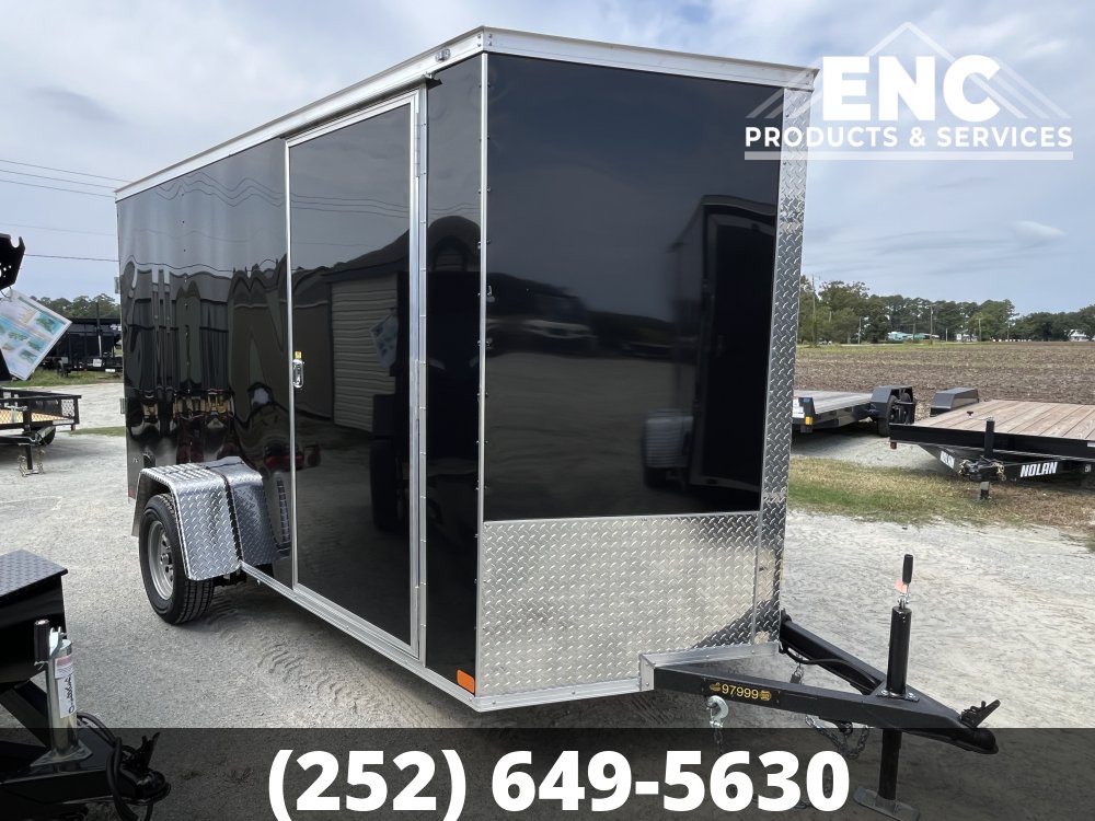 6x12 Covered Wagon Trailers Enclosed Cargo