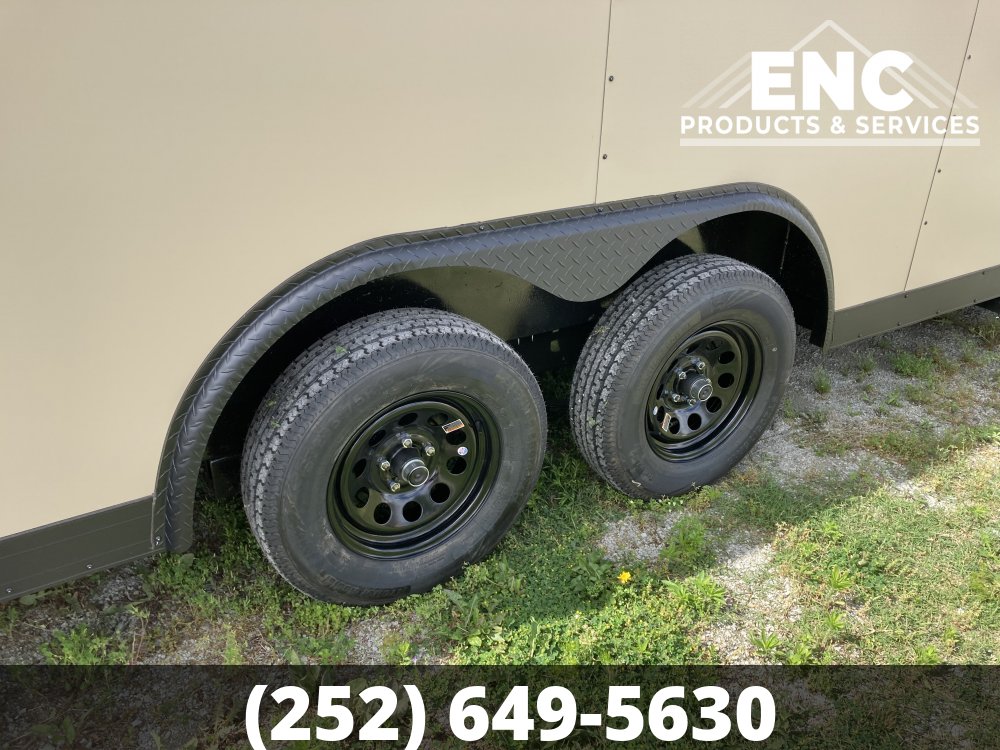 8.5x20 Covered Wagon Trailers Enclosed Cargo