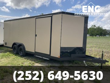 8.5x20 Covered Wagon Trailers Enclosed Cargo