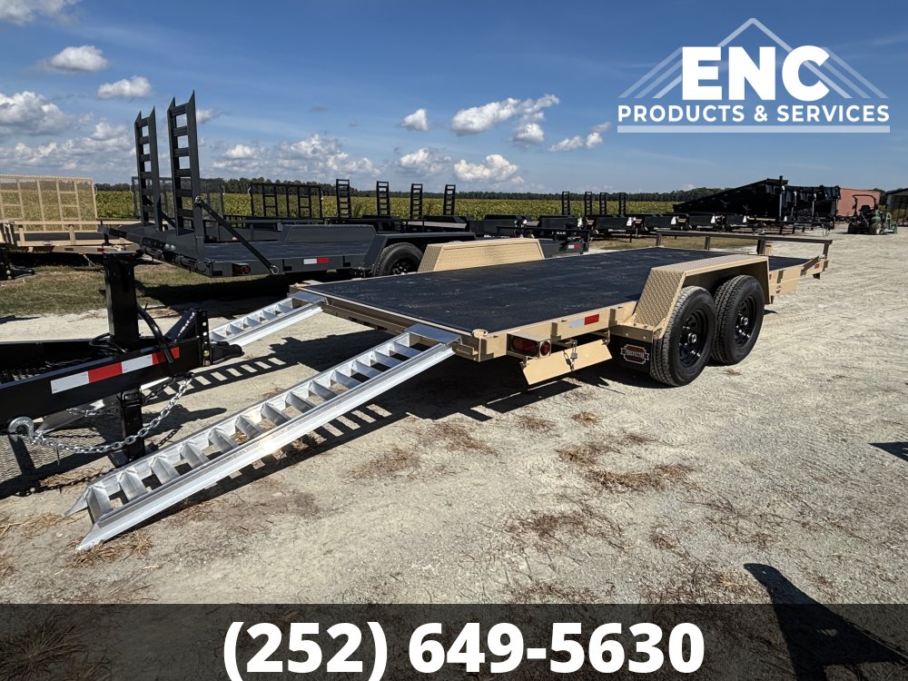 2027 7'x18' 10K Prospector Equipment Trailer - Cobra-Lined - Slide-Out Ramps