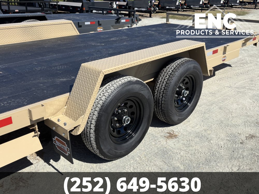 2027 7'x18' 10K Prospector Equipment Trailer - Cobra-Lined - Slide-Out Ramps