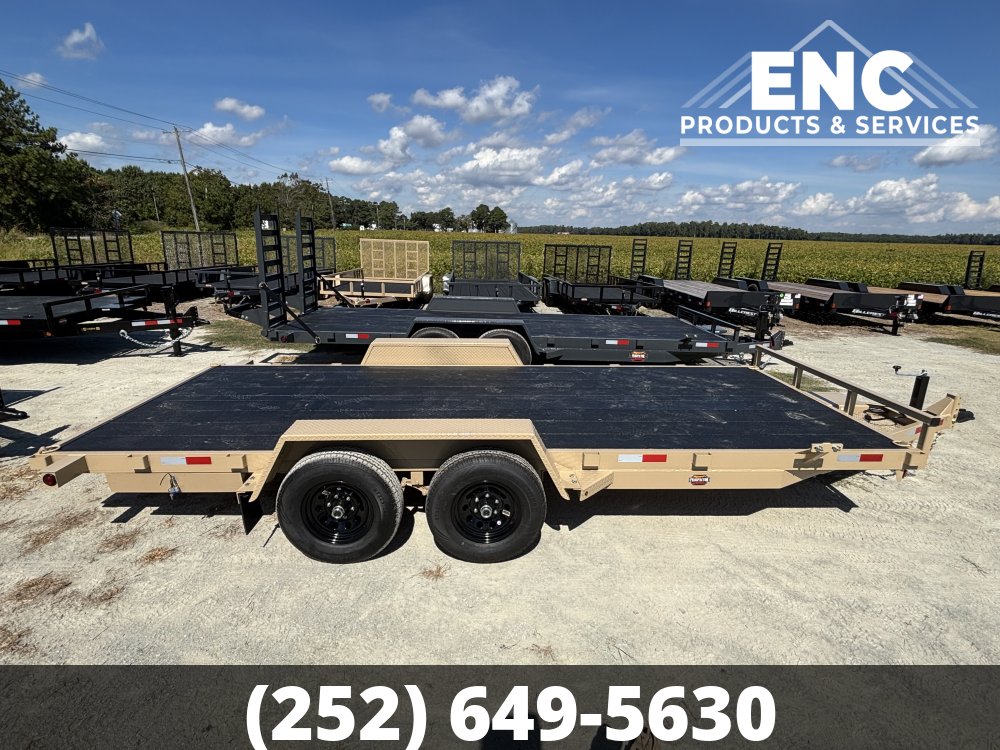 2027 7'x18' 10K Prospector Equipment Trailer - Cobra-Lined - Slide-Out Ramps