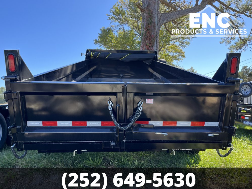 7x14 Sure-Trac Dump 14K Telescopic Dump Trailer