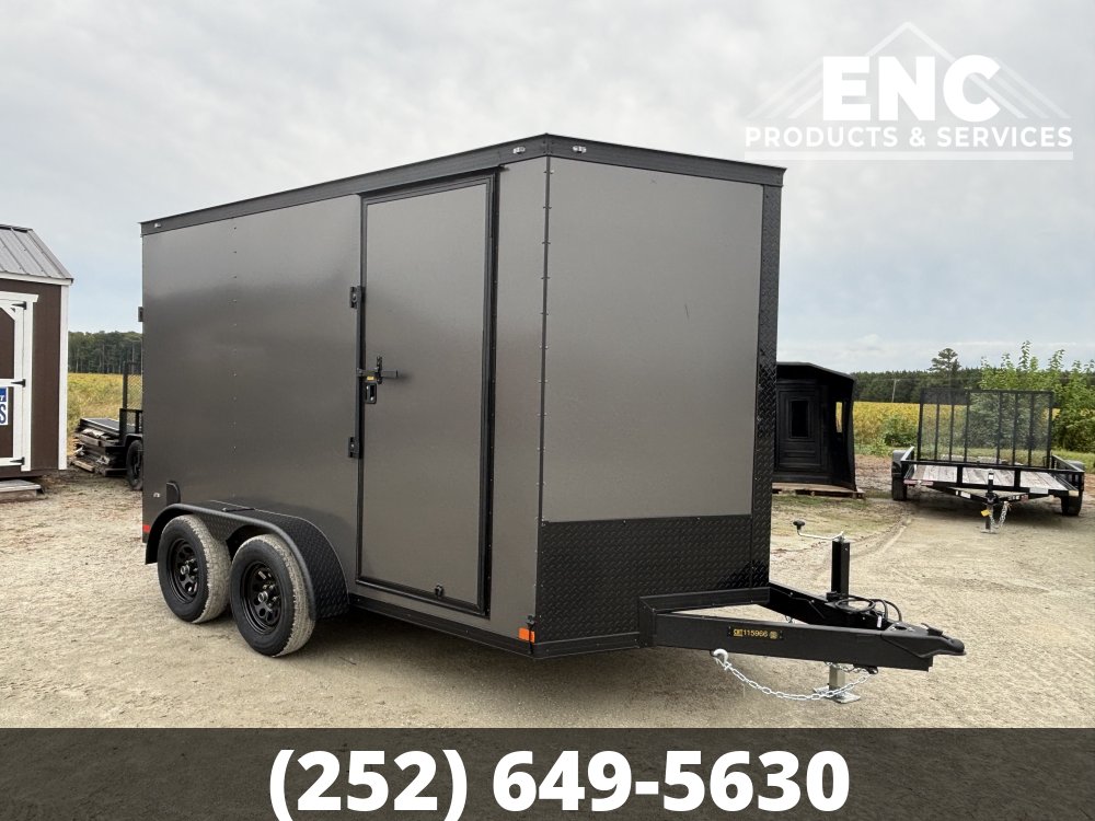 7'x12' Covered Wagon Enclosed Cargo