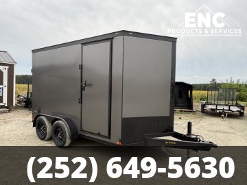 7'x12' Covered Wagon Enclosed Cargo
