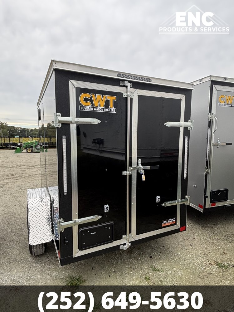 5'x8' Covered Wagon Enclosed Cargo