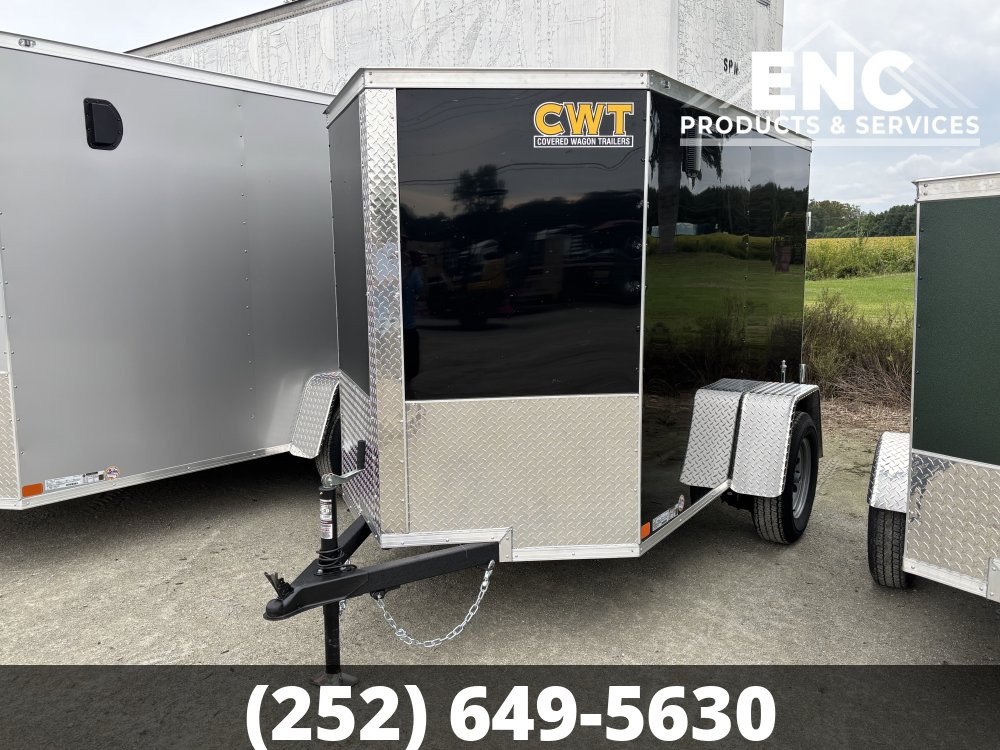 5'x8' Covered Wagon Enclosed Cargo