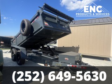 6x12 Prospector Trailers Dump 10K GVWR Dump Trailer