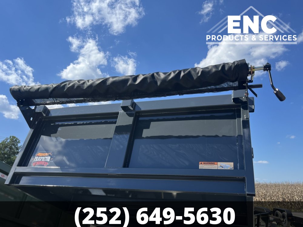 6x12 Prospector Trailers Dump 10K GVWR Dump Trailer
