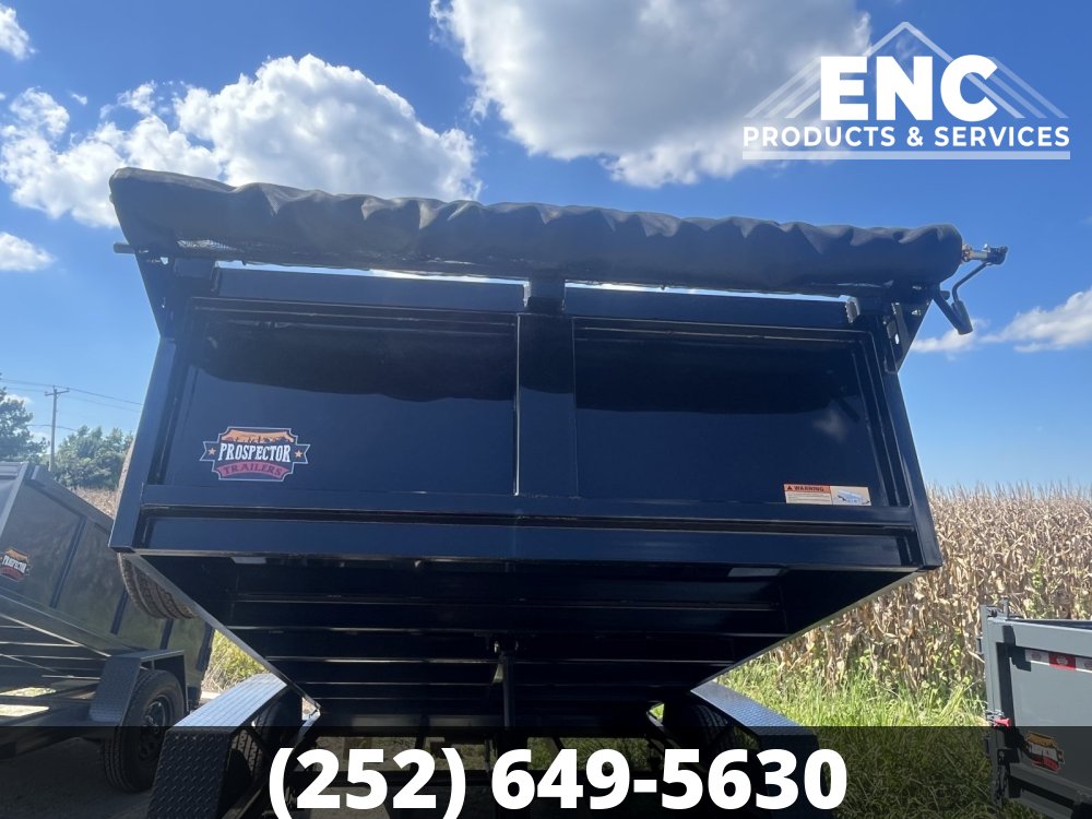 6x12 Prospector Trailers Dump 10K GVWR Dump Trailer