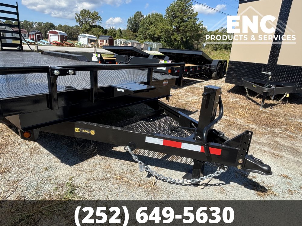 2027 8.5'x20' 14K Prospector Equipment Trailer - STEEL DECK DRIVE-OVER FENDERS